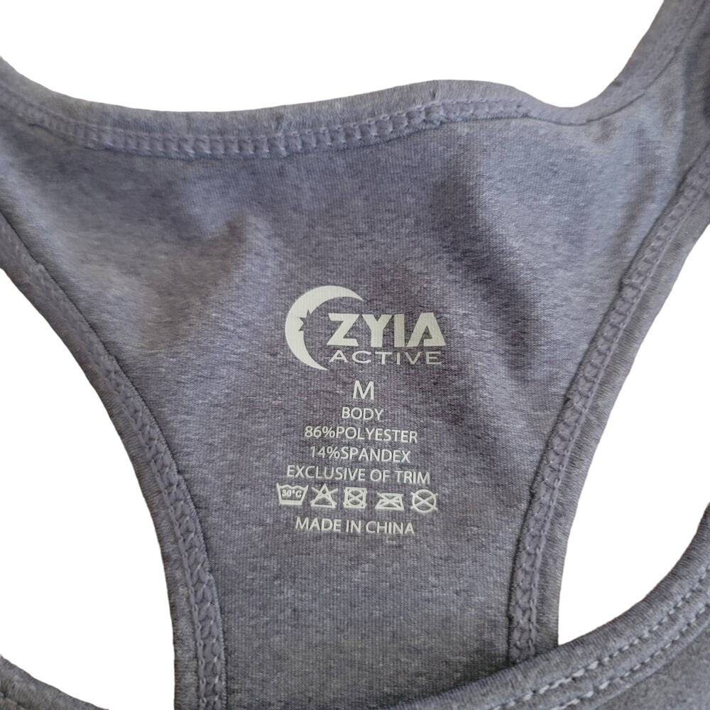 Copied - Zyia Active Women's Gray White Light Athletic Hiking Support Bra M - Picture 3 of 3